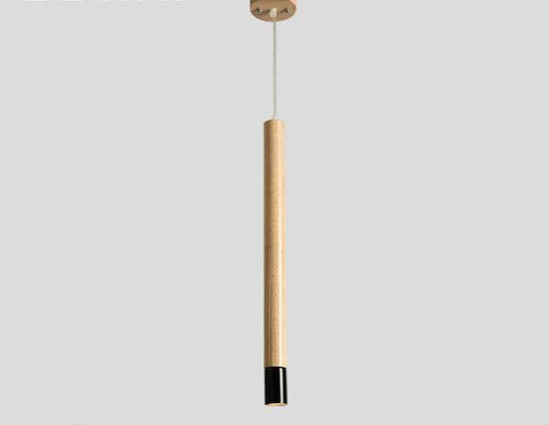 Ambrose - Modern Nordic Long Hanging Wood Light