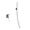 Miquel - Chrome Wall Mounted Waterfall Spout Bathroom Faucet